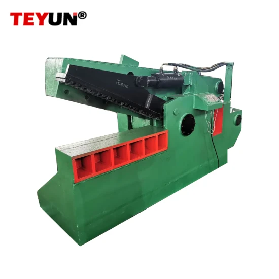 Semi-Auto Small Hydraulic Scrap Metal Alliagtor/Gantry/Container Recycling Shear for Cutting Aluminum Sheet Plate